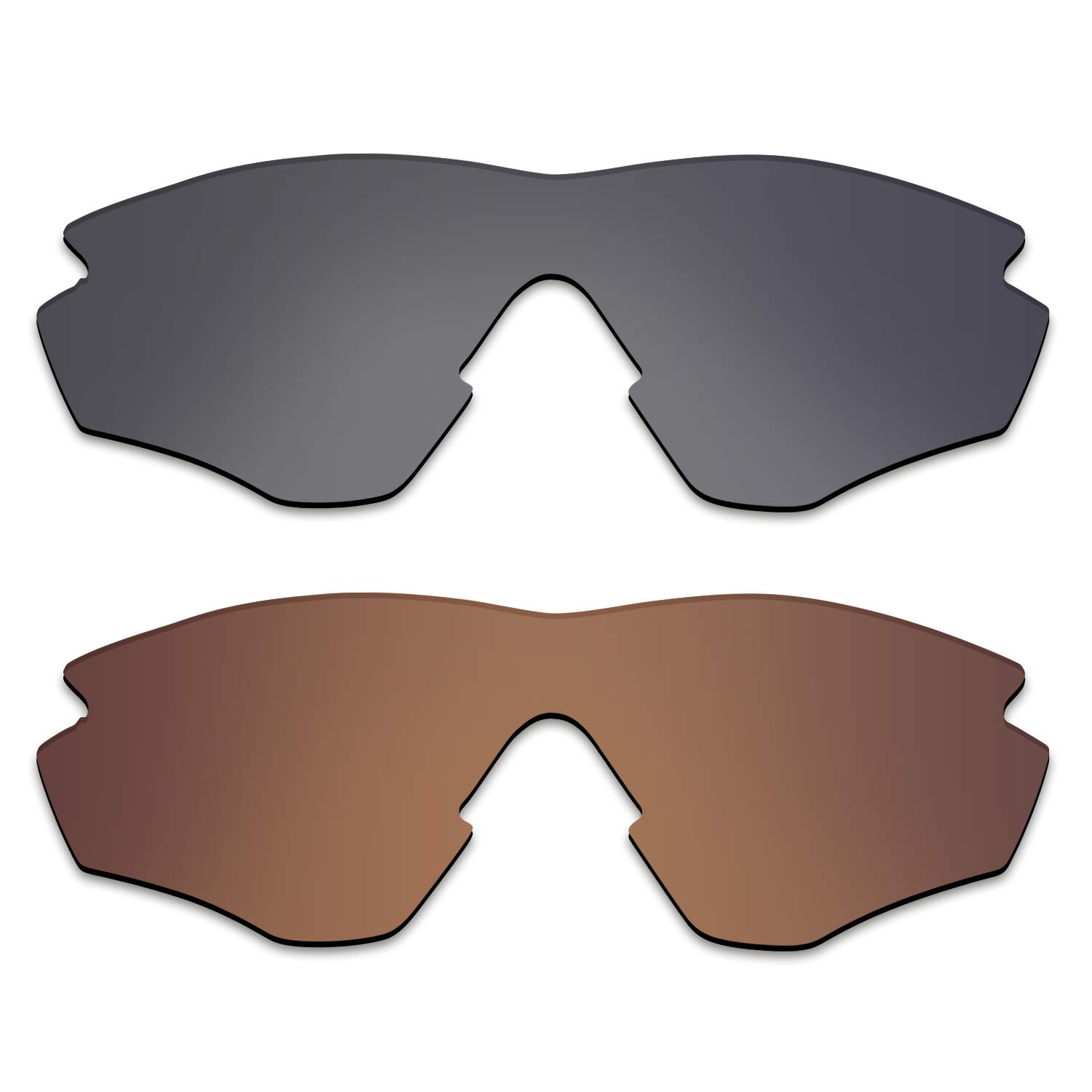 KygearKygear Replacement Lenses Fits for Oakley M2 Sunglass Polarized Pack of 2