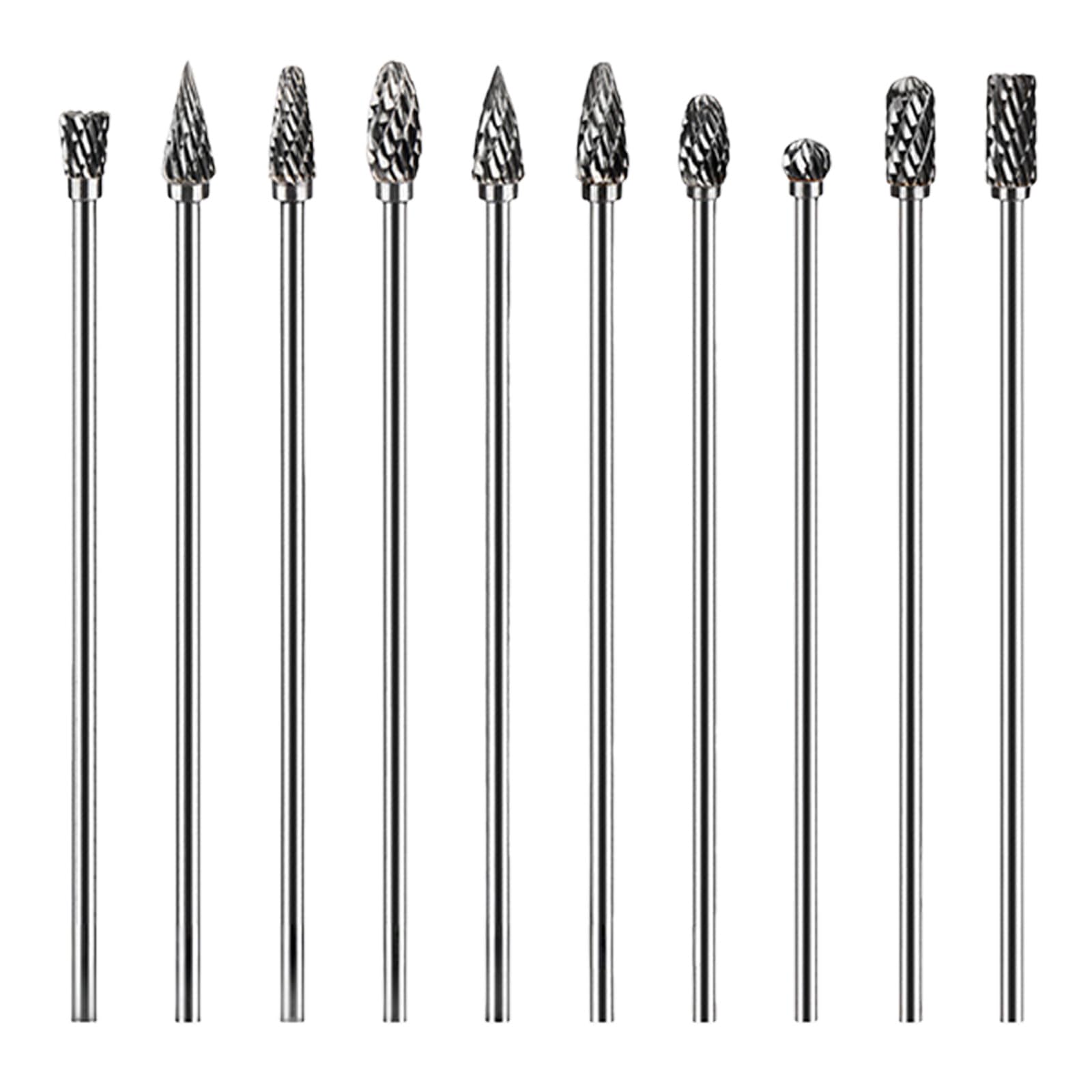 Industrial Alloy Rotary Tool Cylindrical Grinding Burr Fast Speed Metalworking Engraving Deburring Tool for Metal