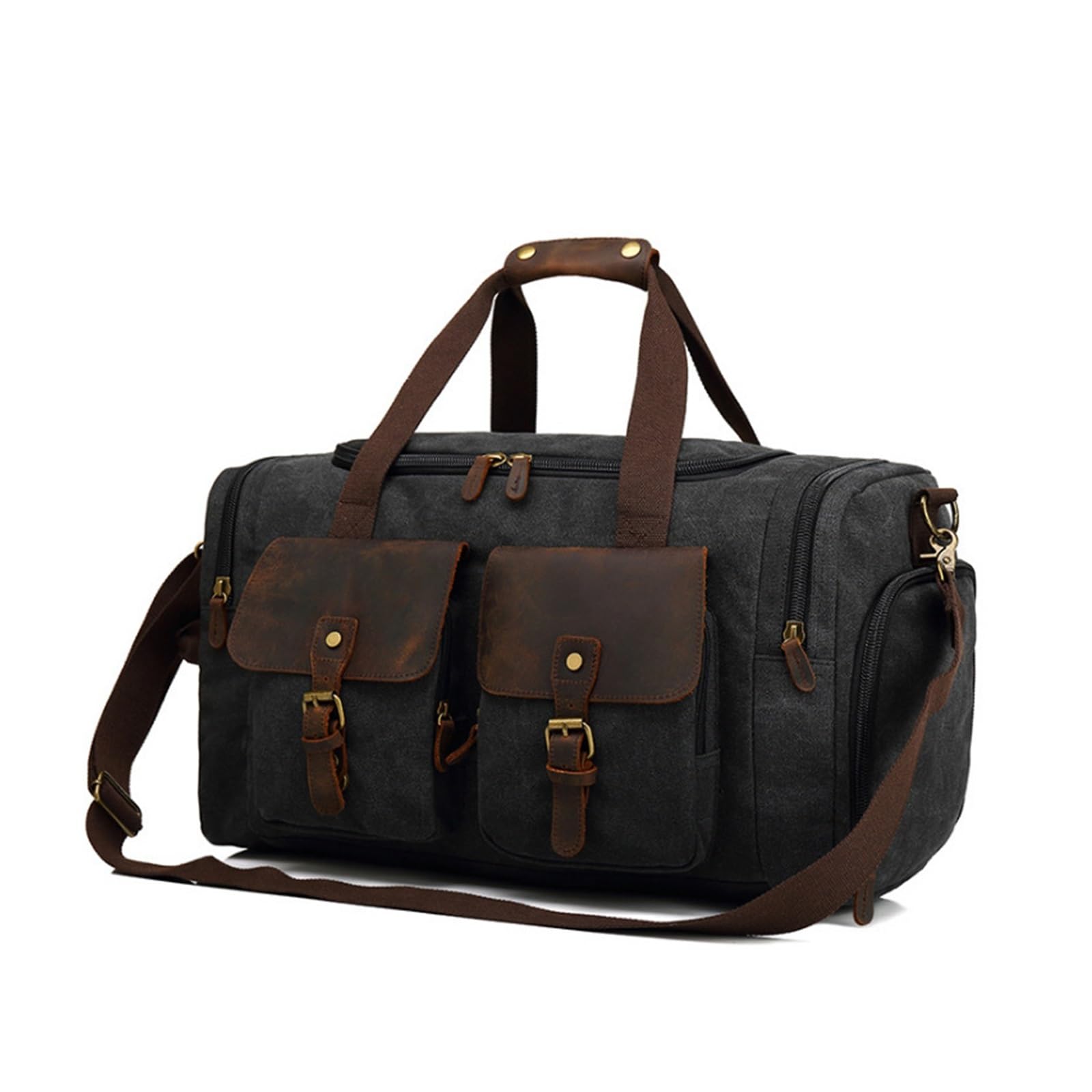 Sac en toile résistant à l'usure grand volume pour voyages et trajets quotidiens