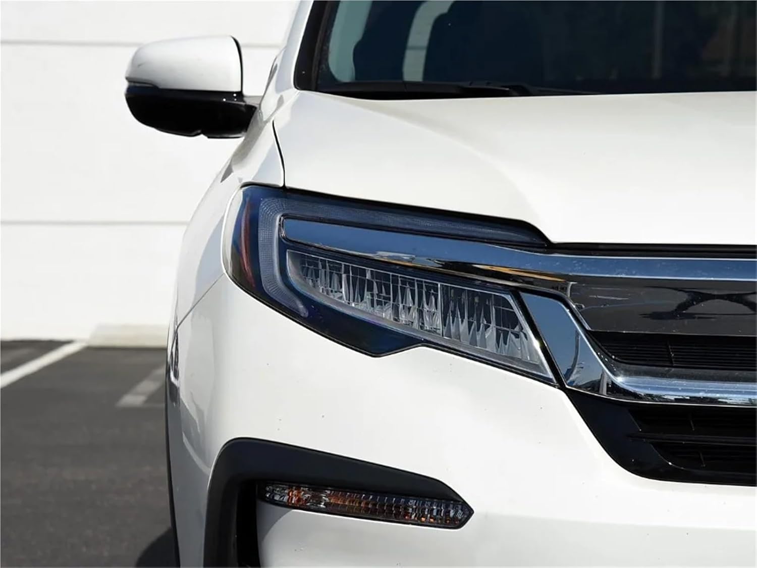 Compatible for Honda Pilot 2014 2015 2016 2017 2018 2019 Headlight Cover Lens Transparent Lamp Shell Plexiglass Replace Original Lampshade(1Piece Left Side)