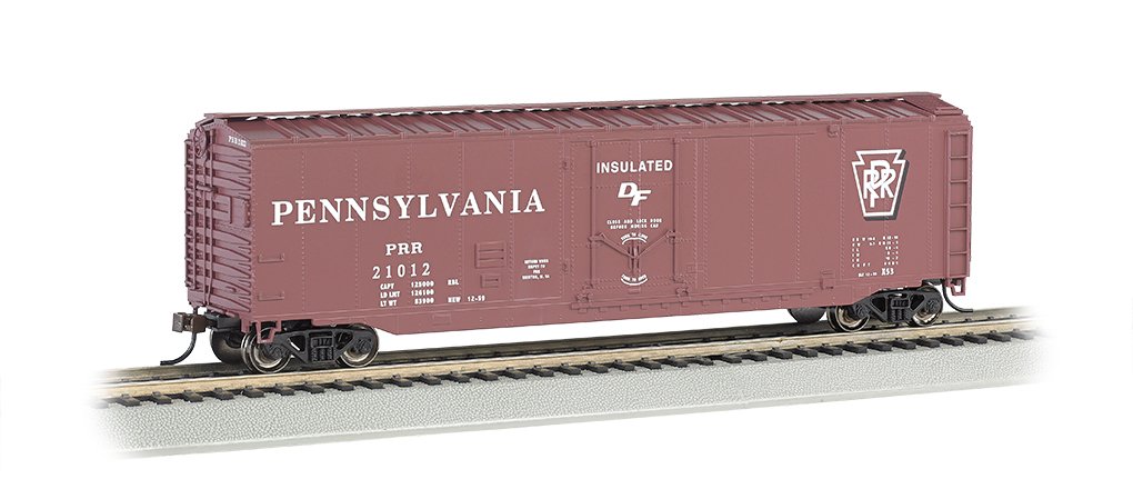 BachmannIndustries HO Scale PRR 50' Plug-Door Box Car