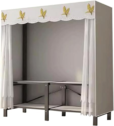 Miniatura 10 de large closets Folding Wardrobe Closet Thickened Steel Pipe Clothes Closet No Assembly Wardrobe Closet Saves Space Fashion Portable Closet