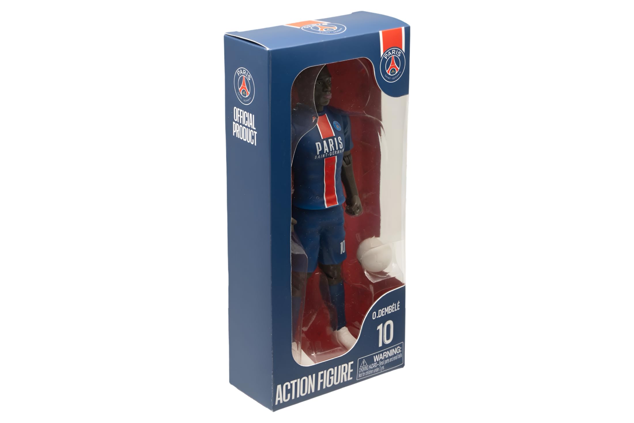 Sockers Banbo Toys Figurine de Football Paris Saint-Germain Ousmane Dembele 20,3 cm