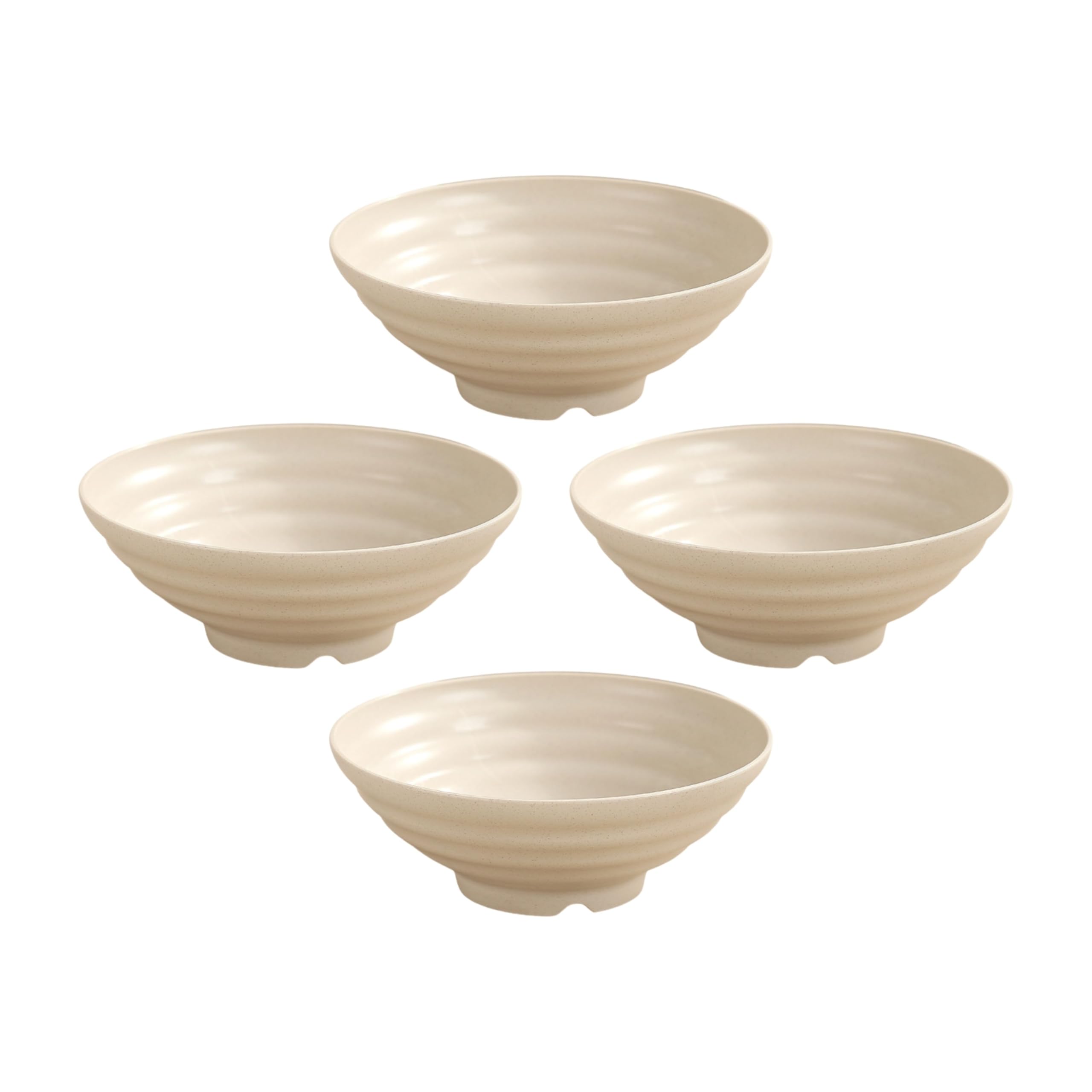 Colorful Wheat Straw Ramen Bowl Set – 7.5” Large Japanese-Style Bowls Set for Soup, Noodle, Salad, Pasta, Rice, Microwave & Dishwasher Safe, Beige, Pack of 2 — Amazon image 20