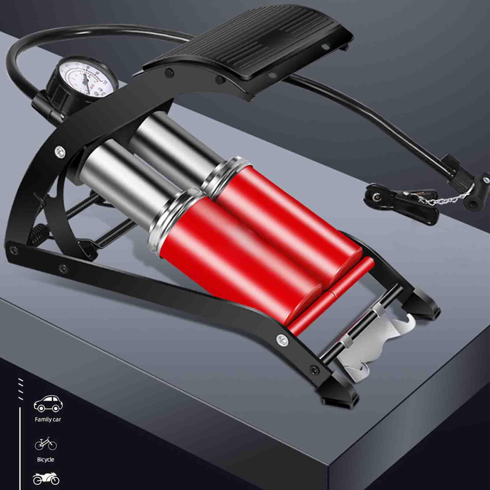 Pompka powietrzna, Przeno? pompka do pi?, Pompa powietrza cylindra nape?nia si? szybciej, kompaktowa konstrukcja ramy, dok?adny manometr do innych nadmuchiwanych produktów, poduszka Eubeisaqi