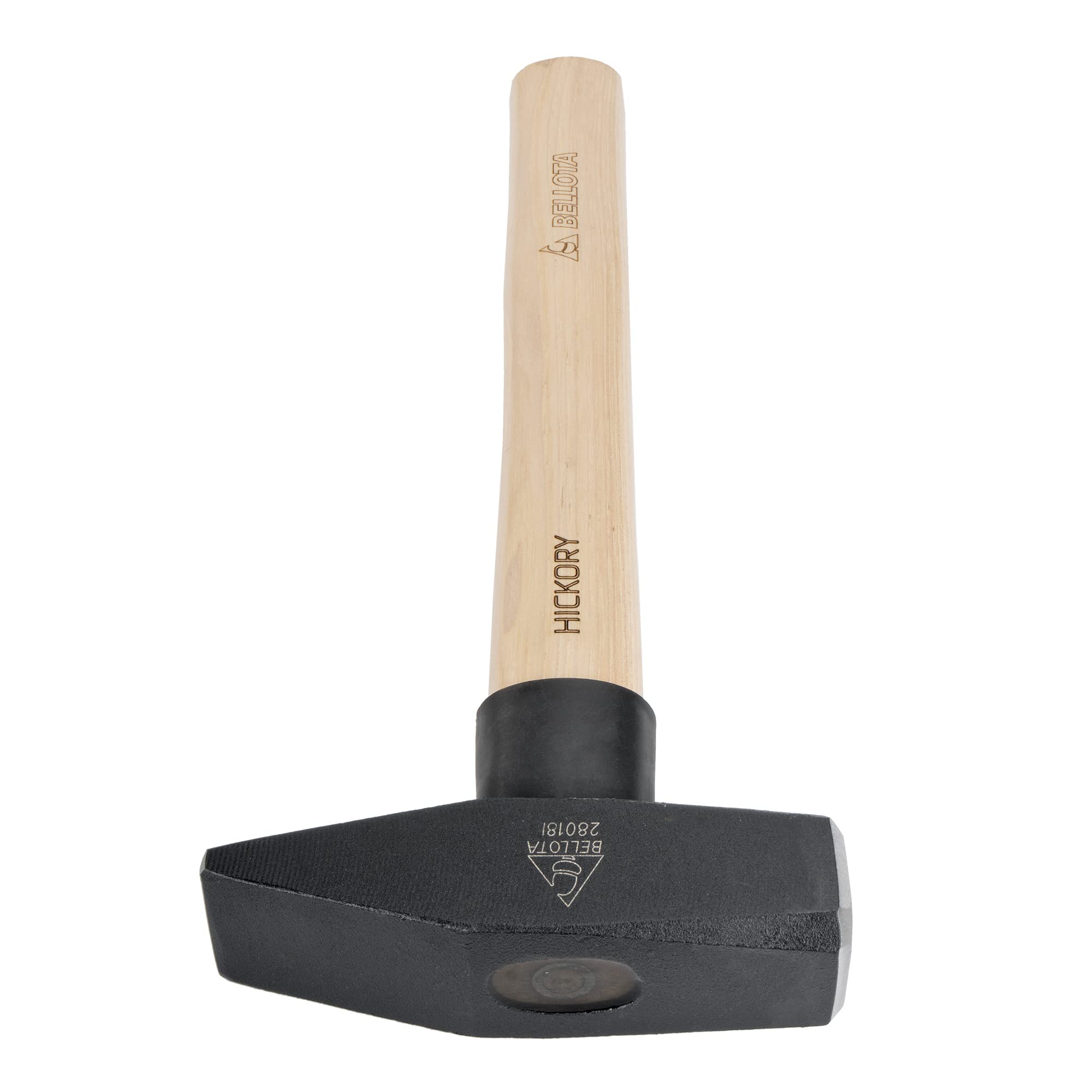 Bellota 28018I - Martillo Alemán con Cabeza de Acero Forjado, Mango de Madera de Hickory y Cuña Metálica en la Unión