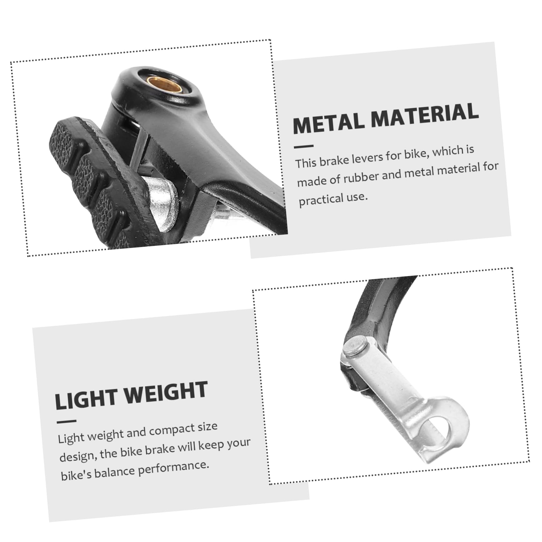 KICHOUSE 1Set Brake Calipers and Brake Cables for Mountain and Road Bikes Lightweight and Durable Bike Brake Components for Enhanced Performance and Stability