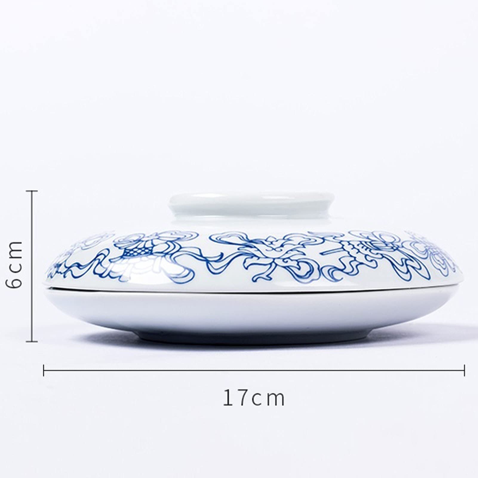 ApuaVireo&Co Ceramiczna paleta Eight-Treasure, szczelna chińska paleta farb do malowania, wielofunkcyjne przybory do nauki kaligrafii, łatwe w użyciu.