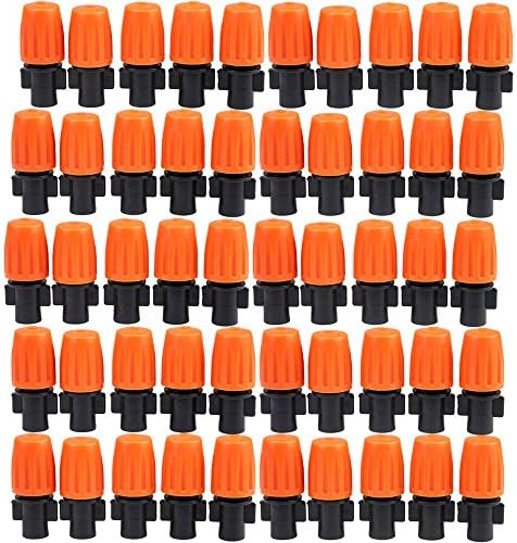 50Pcs Wholesale Adjustable Single Water Misting Sprinkler Nozzle Micro Irrigation Accesories Set For Balcony Garden