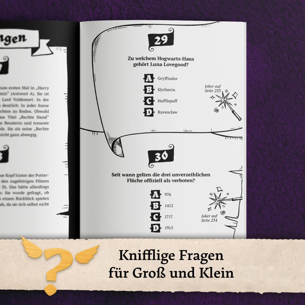 Unnützes Wissen für Potter-Fans – Das inoffizielle Quiz: Spannende Fragen & verblüffende Antworten rund um den berühmtesten Zauberer der Welt | Ein besonderes Spiel für Potterheads