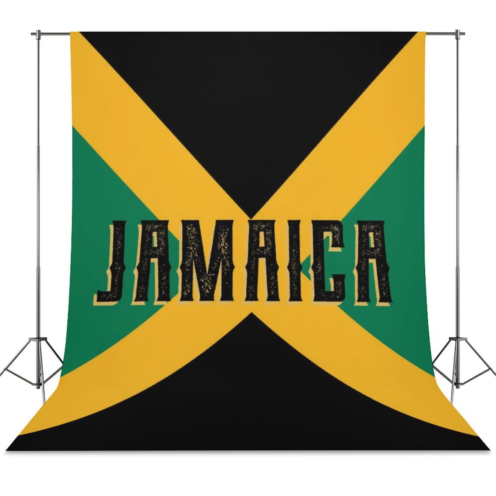 Vintage Jamaica Flag Photo Banner Backdrop Backdrop Party Photography Background Banner Props Studio Photo Shoot Fabric Cloth Birthday Party Favors