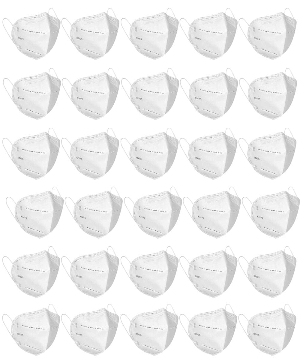 Maitri Nonwoven Fabric Nonwoven N 95 Protective Face Mask For Unisex (White, Pack Of 30) (B095JZFVZ2) Amazon Price History, Amazon Price Tracker