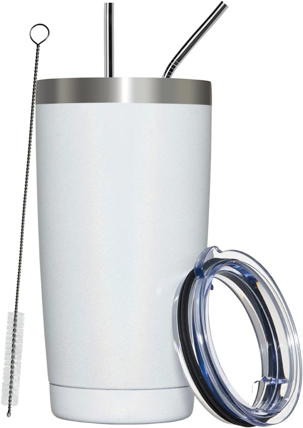 Gobelet De 591 Ml Avec Couvercle à Paille Isotherme En Acier