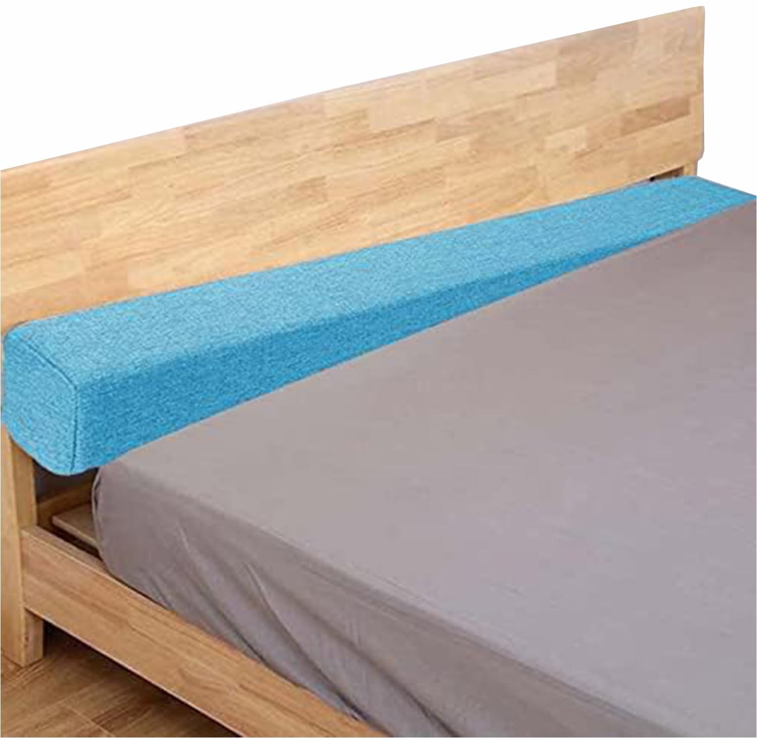 Holomaalahi bed gap filler 200x10x15cm/78x4x6in for Headboard Gap or Wall, Bed Extension for Single, Double & King Beds, Removable Cover