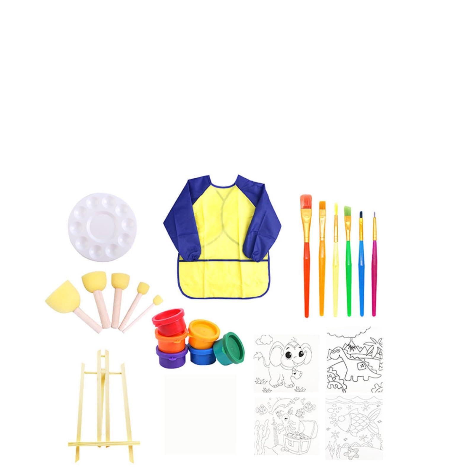 Kit de peinture enfant avec chevalet stable YARNOW pour éviter les taches