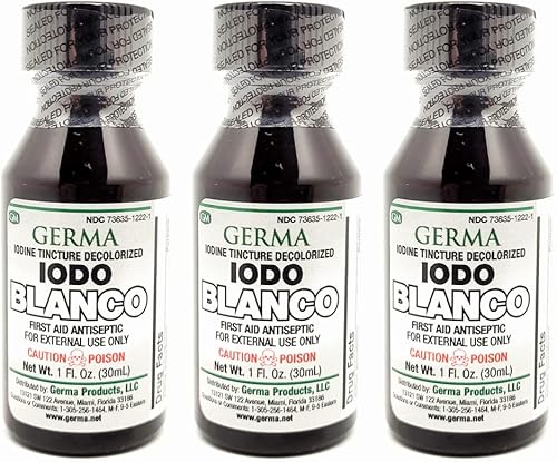 Miniatura 8 de GERMA Tintura de yodo decolorado, líquido