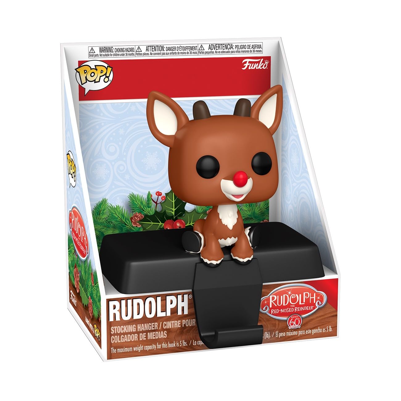 Funko Edge-Sitter: Rudolph, Rudolph, Collectable Vinyl Figure, Gift Idea, Official Merchandise, Toys for Kids & Adults