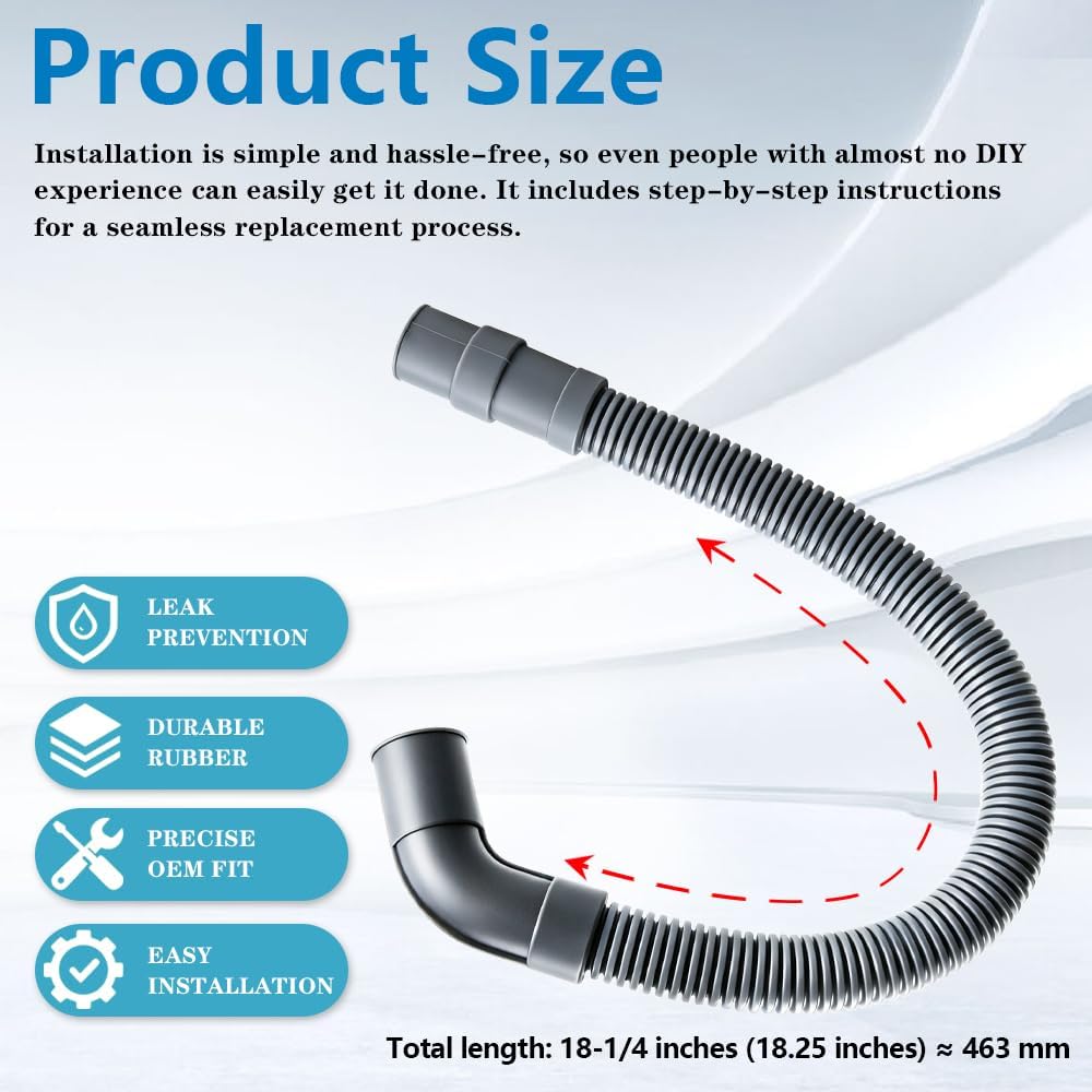 DD67-00058A Drain Hose Replacement by BAY Direct