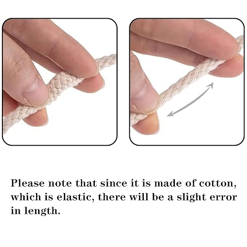 Miniatura 3 de AYLIFU -14 "redondo algodón aceite-lámpara mechas 5.9 in alcohol lámpara algodón mecha experimento químico suministros de enseñanza equipo de