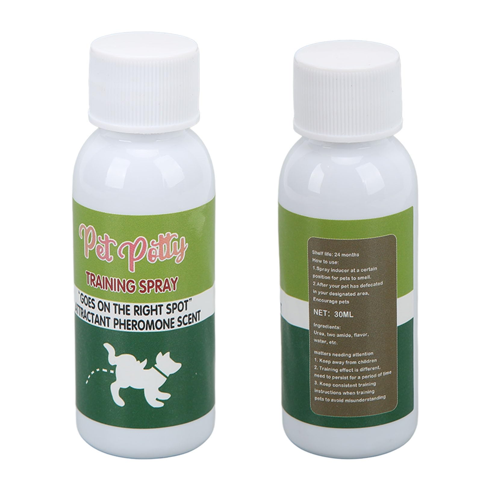 Spray d'entraînement au Pot de Chien - Aide à Chiot Portable de 30 Ml | Attire Chiens à Déféquer dans l'endroit souhaité | Spray d'entraînement Toilettes en Toute sécurité et Facile Utiliser pour