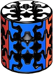 Logica Gochi - Cubo Magico Gear Cilindro 3x3 - Rompicapo collezione - Senza adesivi - Cubo resistente - Idea regalo puzzle - Da viaggio - Puzzle per principianti