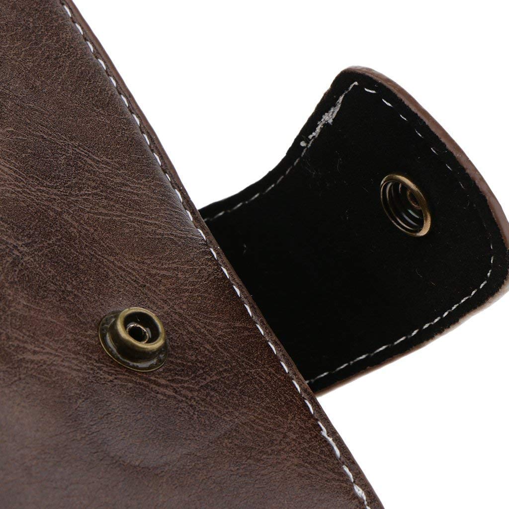 Leder Friseurtasche Scherenbeutel Werkzeugtasche Hüfttasche für Salon Friseur Stylist