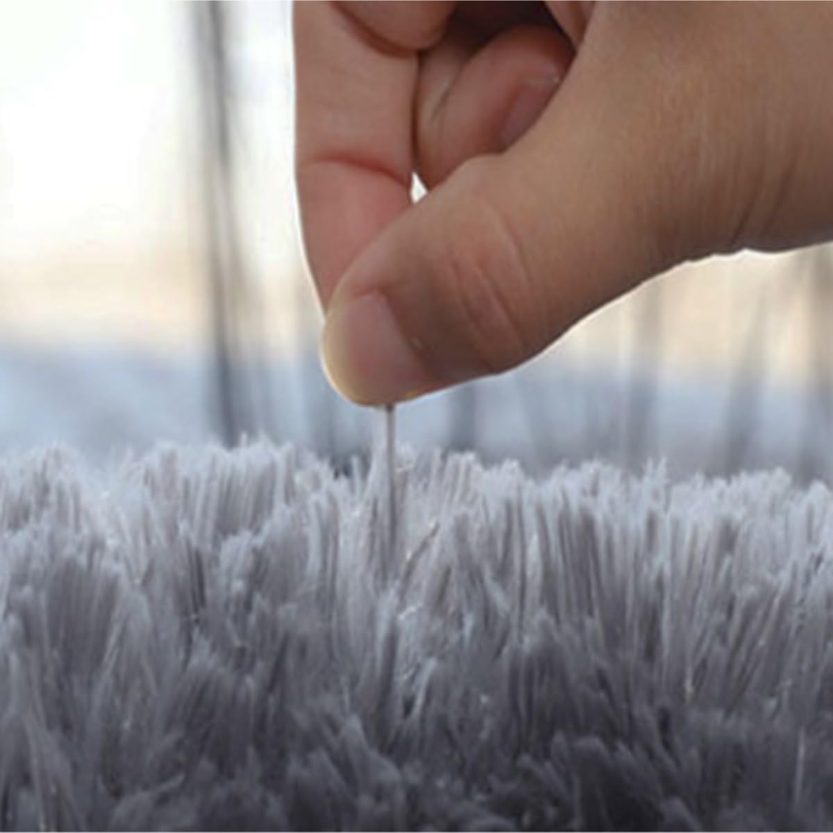 Tappeto ovale in peluche per sala giochi e camera da letto, tappeto ovale, per interni, guardaroba e sala da pranzo, tappeto decorativo per la casa (G, 100 x 200 cm)