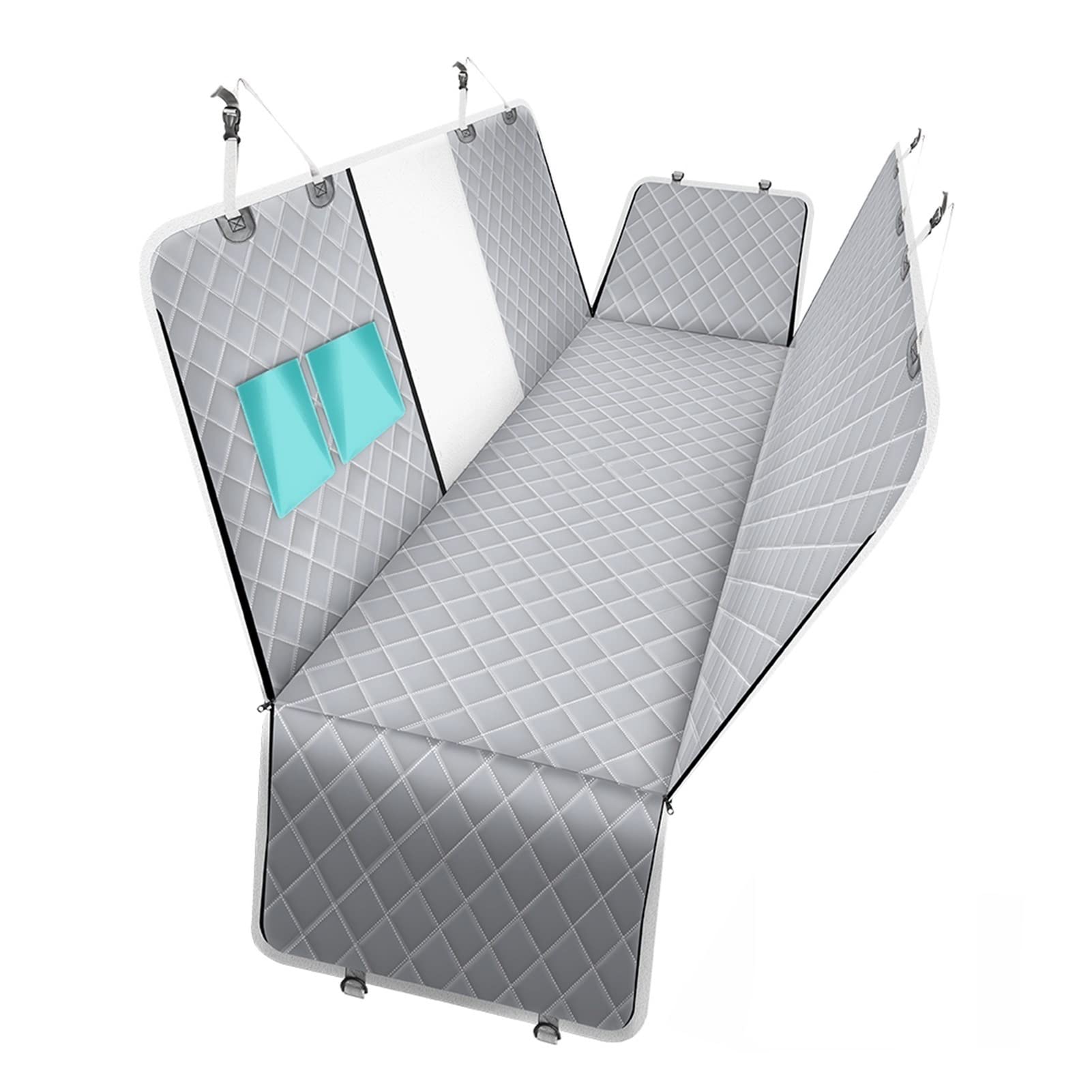 Funda para Asiento de Coche para Perros Hamaca Travel Dog Car Tapa de Asiento del Coche for el Coche Trasero Trasero Asiento Pet Pear Porte Bolsas Protector MACKET Anterior MACKET Cat Dog Mat
