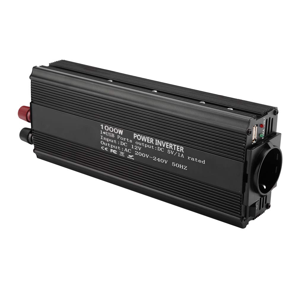Correction Sine Wave Inverter 12 V Converter 1000W Power Inverter with Solar Panel