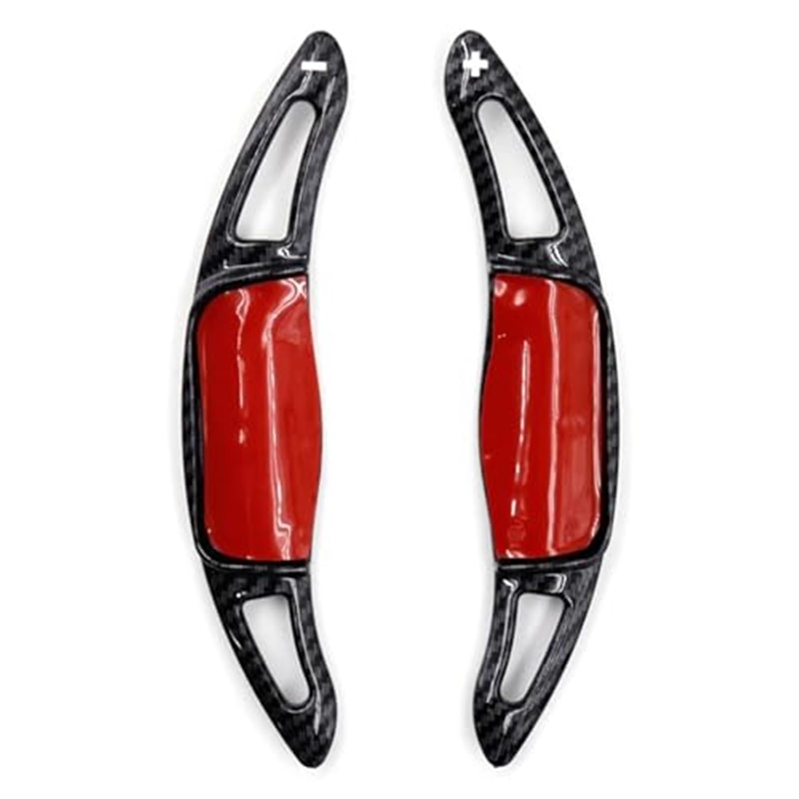 1 Pair Car Steering Wheel Shift Paddle Shifter Extension, for Toyota, for Camry, for Avalon, for Corolla Car Shift Paddle(Carbon Fiber Black)