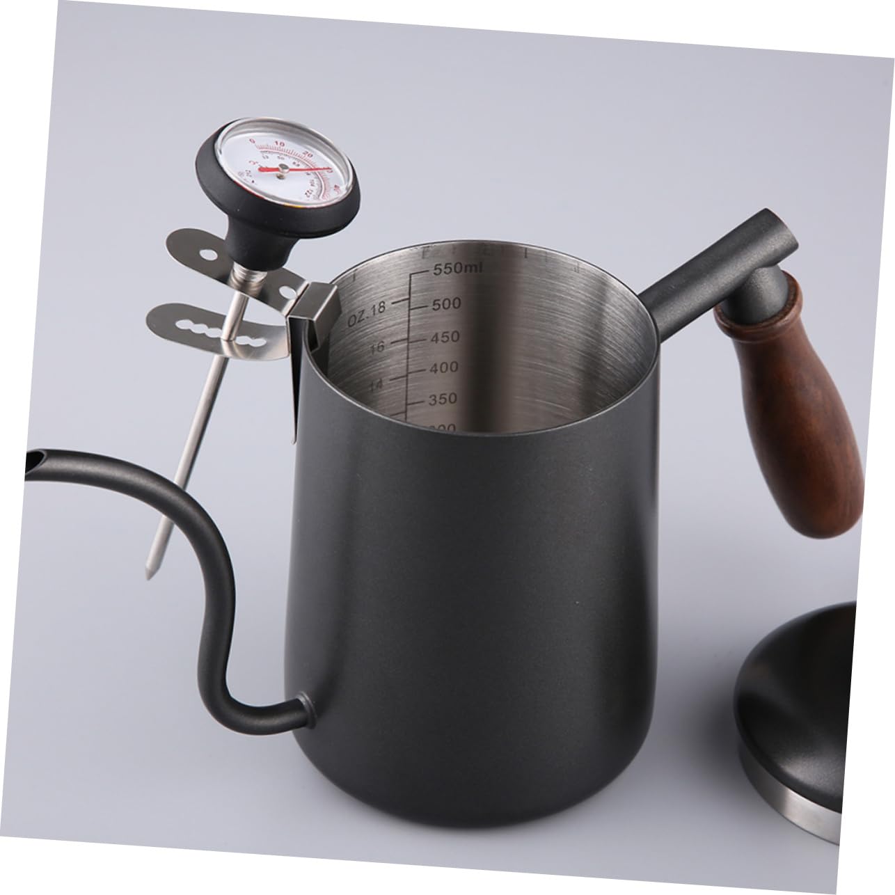 LIFKOME 3juegos De Cocina De Inoxidable Con Clip y Funda De Silicona De Leche y Comida Lectura Rápida y Precisa Para Bbq y Bebidas Calientes