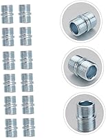 Vista 7 de Juego de 12 conectores de tuerca de estantería, diseño de doble cabezal de acero resistente para postes de 1.000 in0.984 in para mejorar tus
