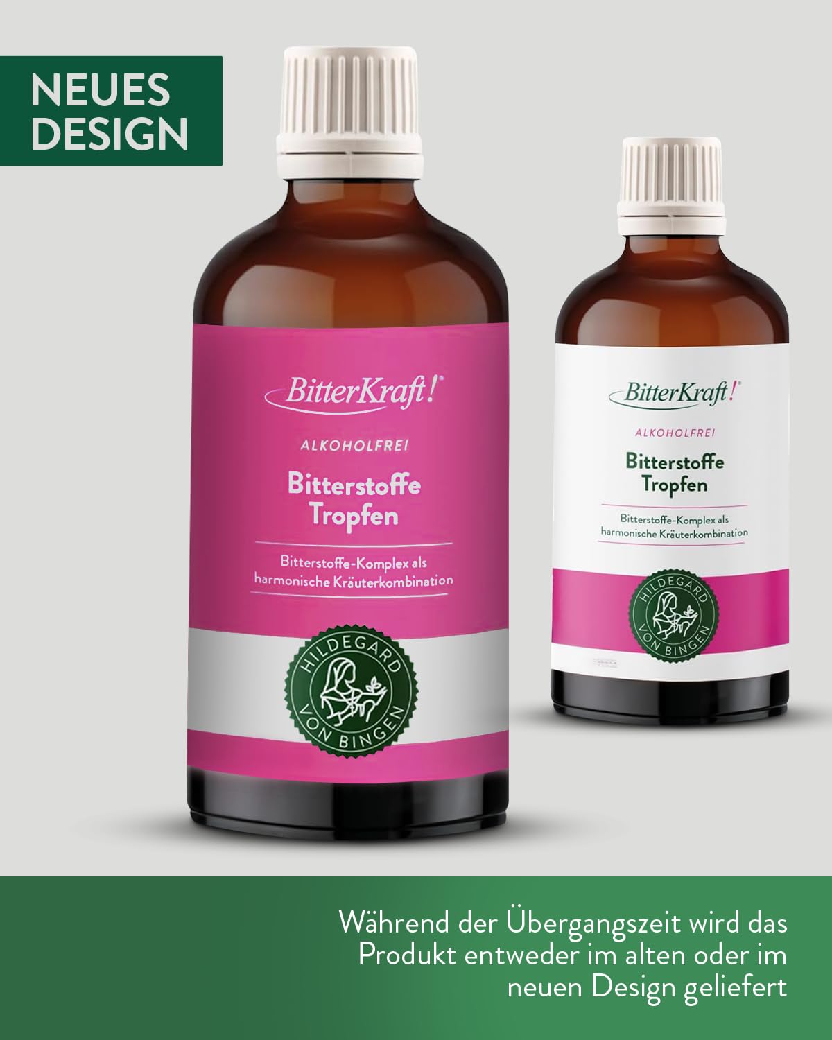 BitterKraft! Kräuterbitter alkoholfrei 200 ml – Bio Bitterstoffe mit 9 Kräutern - Hildegard von Bingen – vegan & ohne Zusatzstoffe – Verdauungsfördernd - hochdosiert - 100 % Natur – Made in Germany