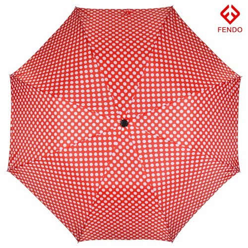 Image of Fendo 24.5 Inch 2 Fold Umbrella for Men & Women | Windproof & Waterproof Umbrella | Foldable Travel Umbrellas with Strong Frame | Ideal for Everyday Use