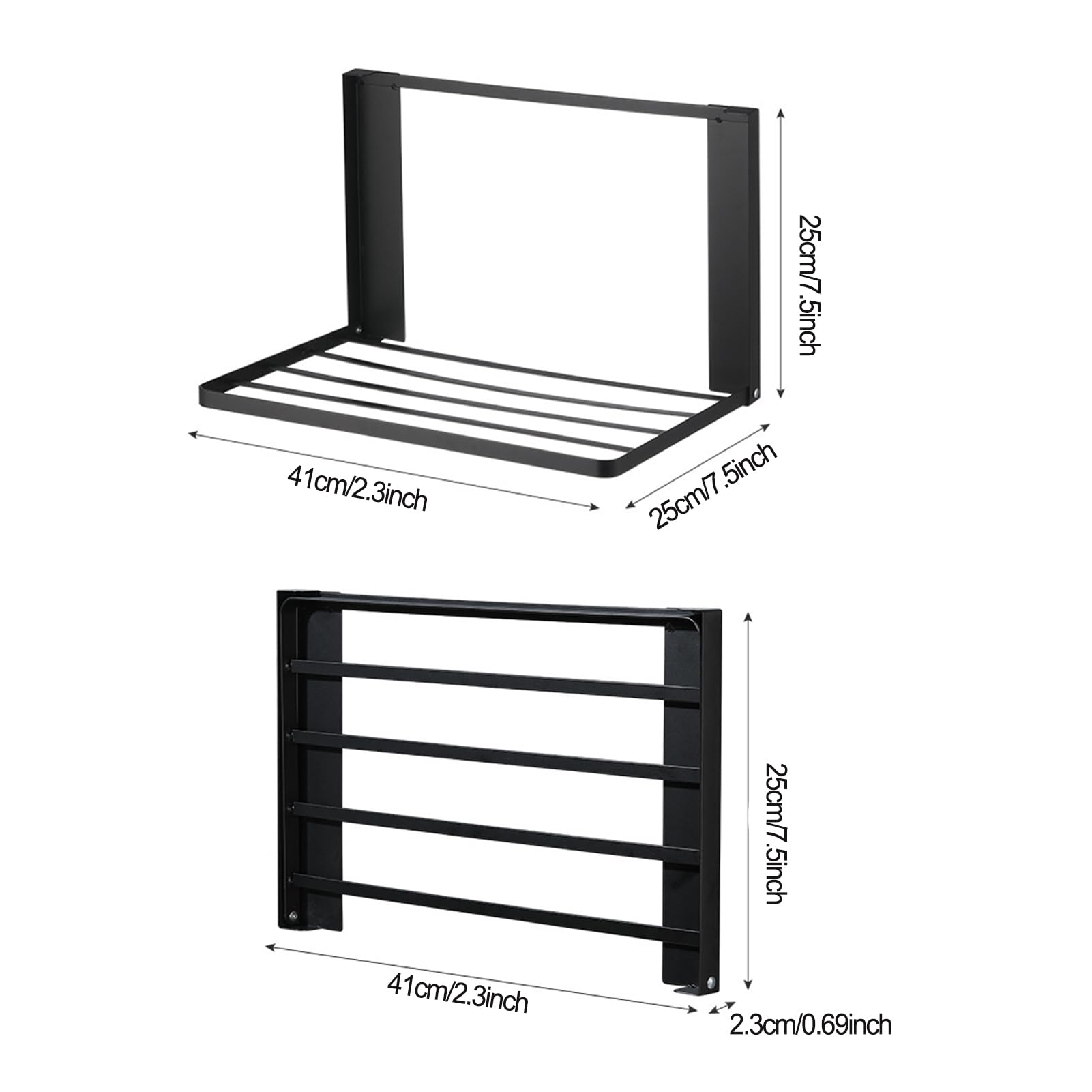 Ganchos magnéticos para refrigerador, organizador plegable para mesita de noche, práctica herramienta para el hogar, para dormitorio, cocina y baño, solución de almacenamiento