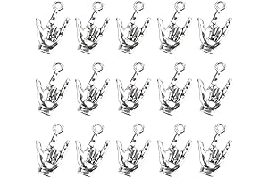 Mystart I Love You Pendants Charms in Silver (50 Pieces)