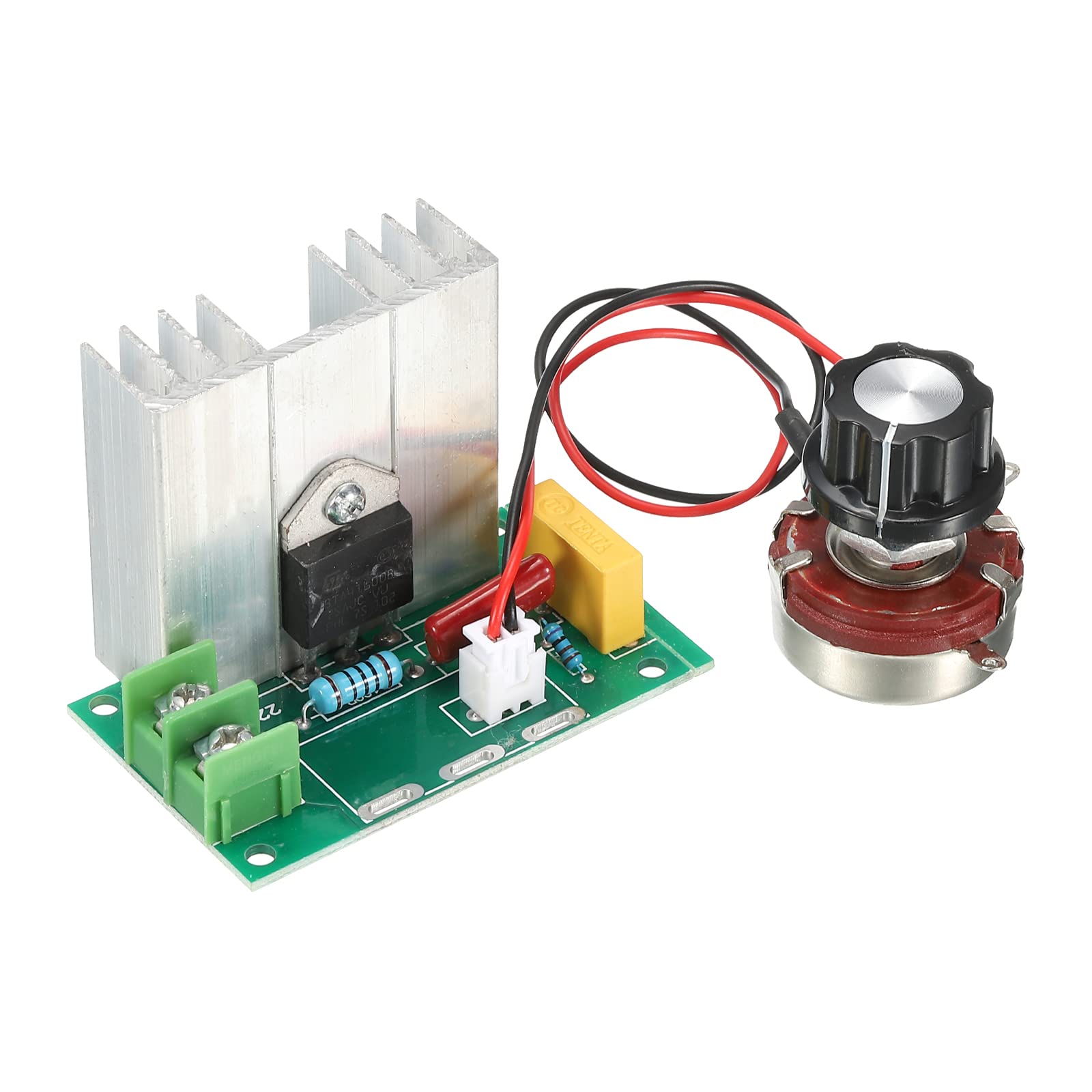 MECCANIXITY AC 4000W 220V High-Power Thyristor, Electronic Voltage Regulator for Adjusting Dimming, Speed, Temperature