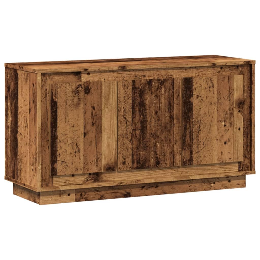 vidaXL Sideboard, Storage Cabinet for Living Room, Cupboard with Storage, Side Cabinet, Highboard, Modern Style, Old Wood Engineered Wood