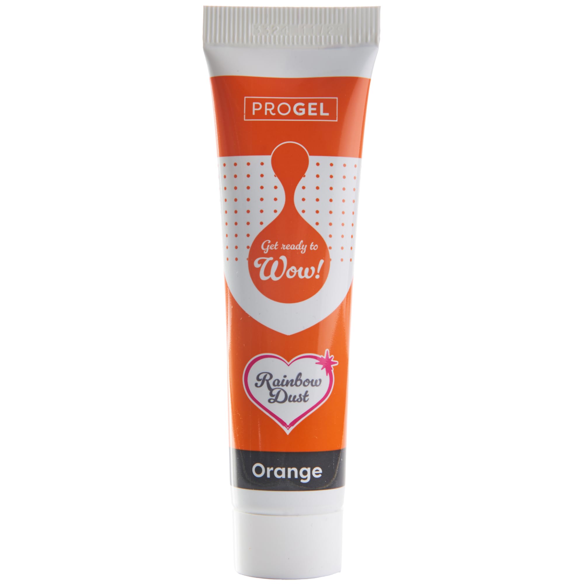 Colorant alimentaire professionnel Rainbow Dust ProGel, orange 25 g