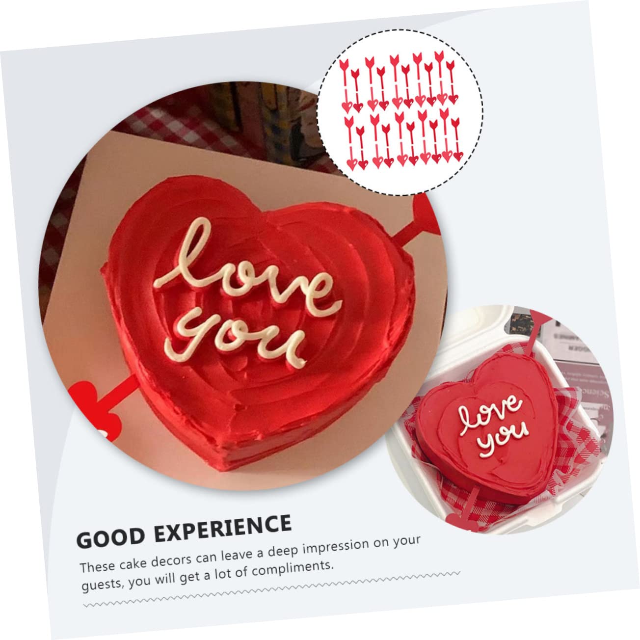 TOYANDONA 100stücke Romantische Cupid- Cupcake Topper Teiliges Dekorative Kucheneinsätze Für Valentinstag Hochzeit Und Festliche Anlässe Kreative Tortendeko Für Unvergessliche Feiern