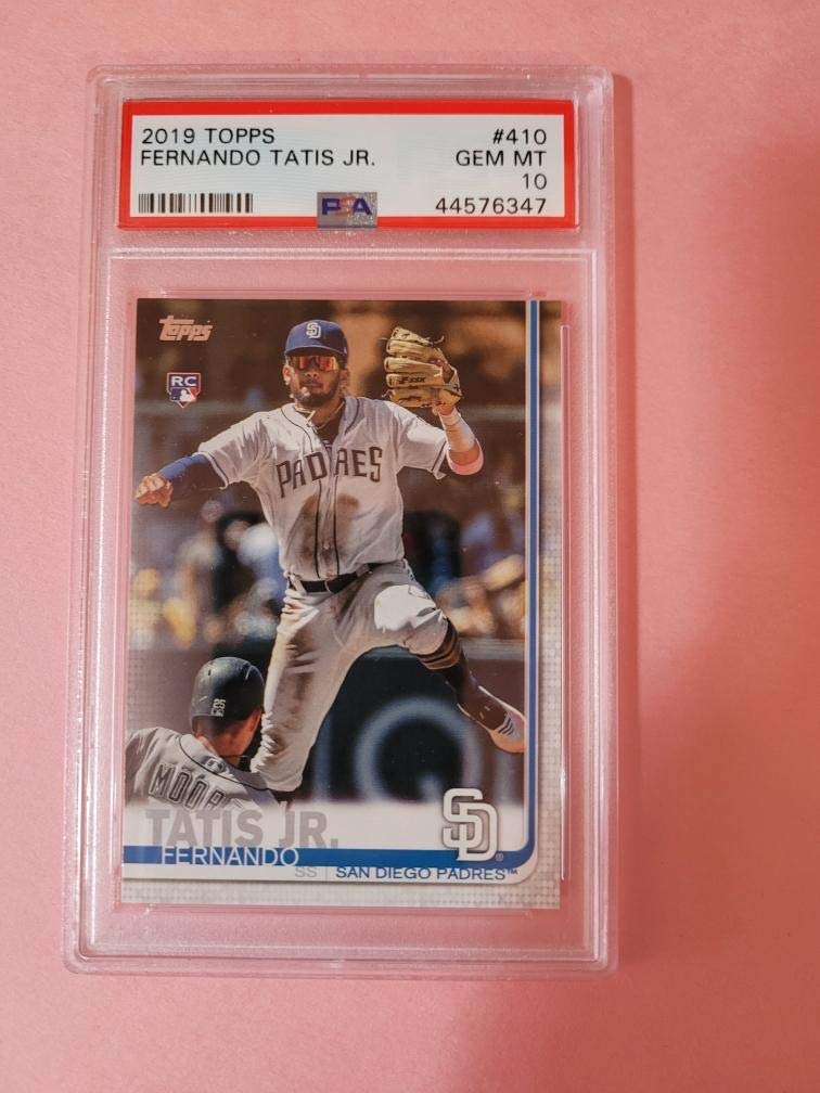 Amazon.com: Fernando Tatis Jr. 2019 Topps PSA 10 Gem Mint #410 