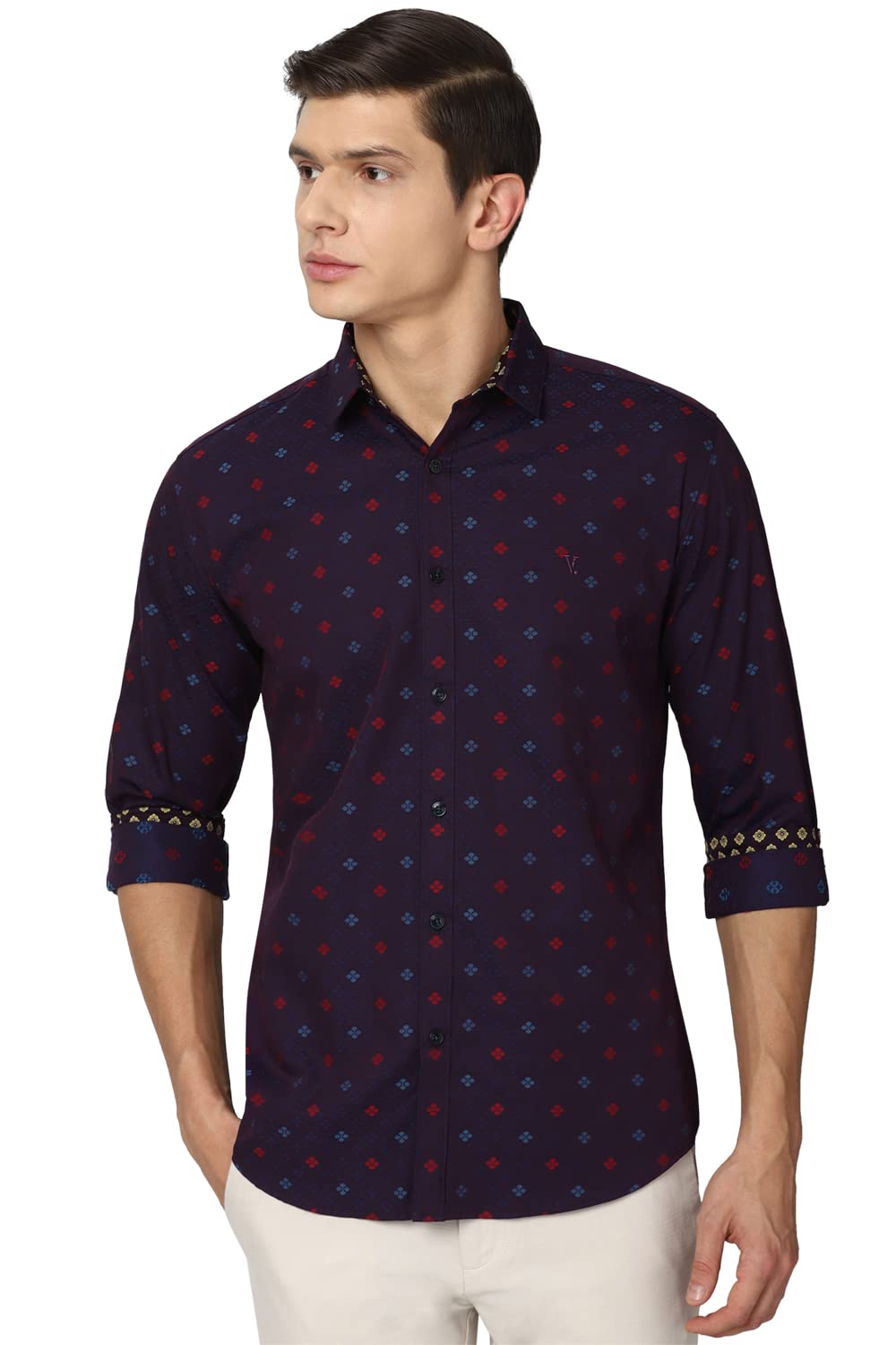 Van HeusenPurple Shirt