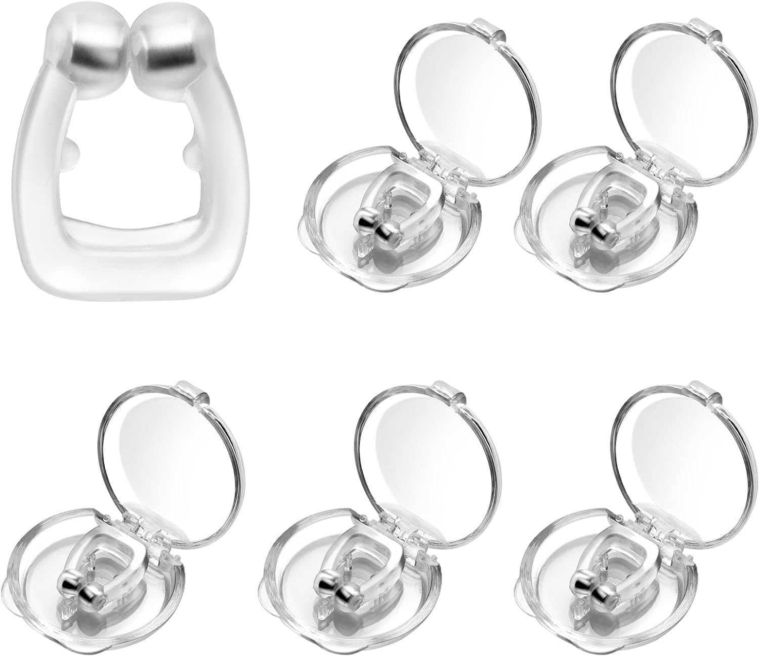 IESUTA Anti Snoring Devices, 6PCS Snore Stopper (White)