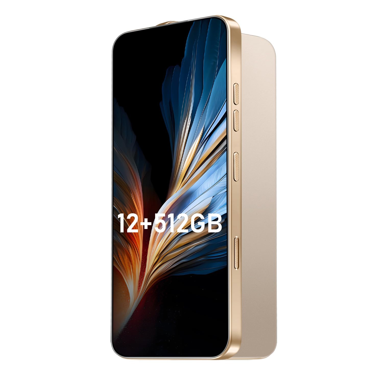 16PROMA X Smartphone New Upgrade 12GB+512GB/6.99" Display 68+108MP Zoom Camera,Tempered Glass Finish, 7000mAh Android 14 Smartphone (Desert Titanium)