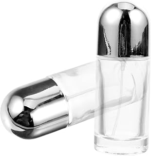 Small Perfume Bottles 2 pcs Small Perfume Bottle Refillable Glass Bottles Travel Spray Bottles Portable Perfume Bottles Refillable Perfume Bottles