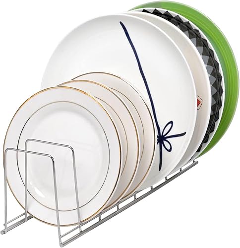 Organizador de tapas de olla de cocina, 2 piezas, soporte para tapa de olla de acero inoxidable, estante de materias primas, estante de