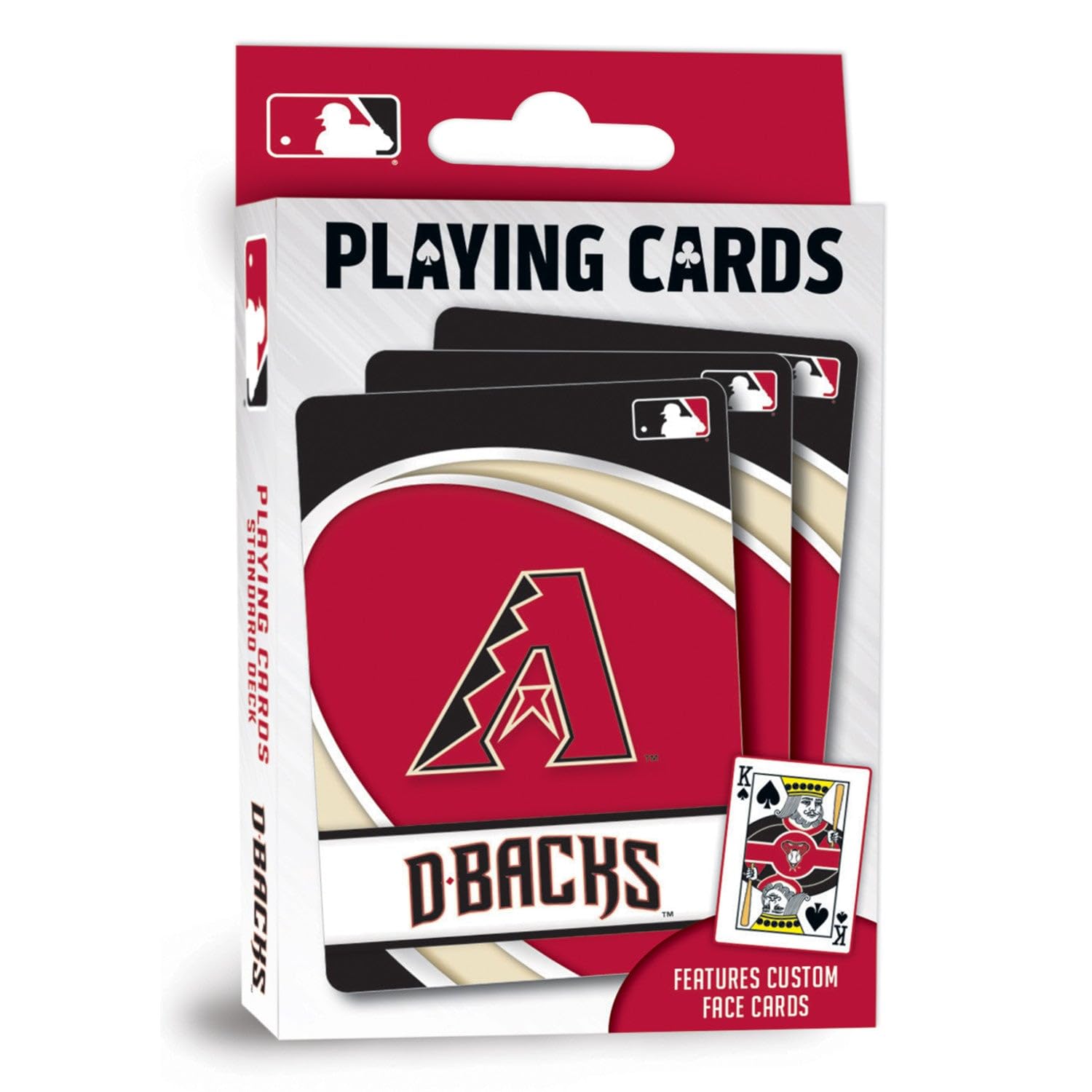 MasterPieces Officially Licensed MLB Arizona Diamondbacks Playing Cards - 54 Card Deck for Adults