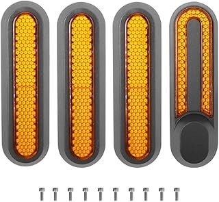 StyleBest Reflektierende Hinterradabdeckungen Kompatibel für Mi Pro 2 / M365 / 1S Elektroroller-Zubehör mit Schraube Hinte...