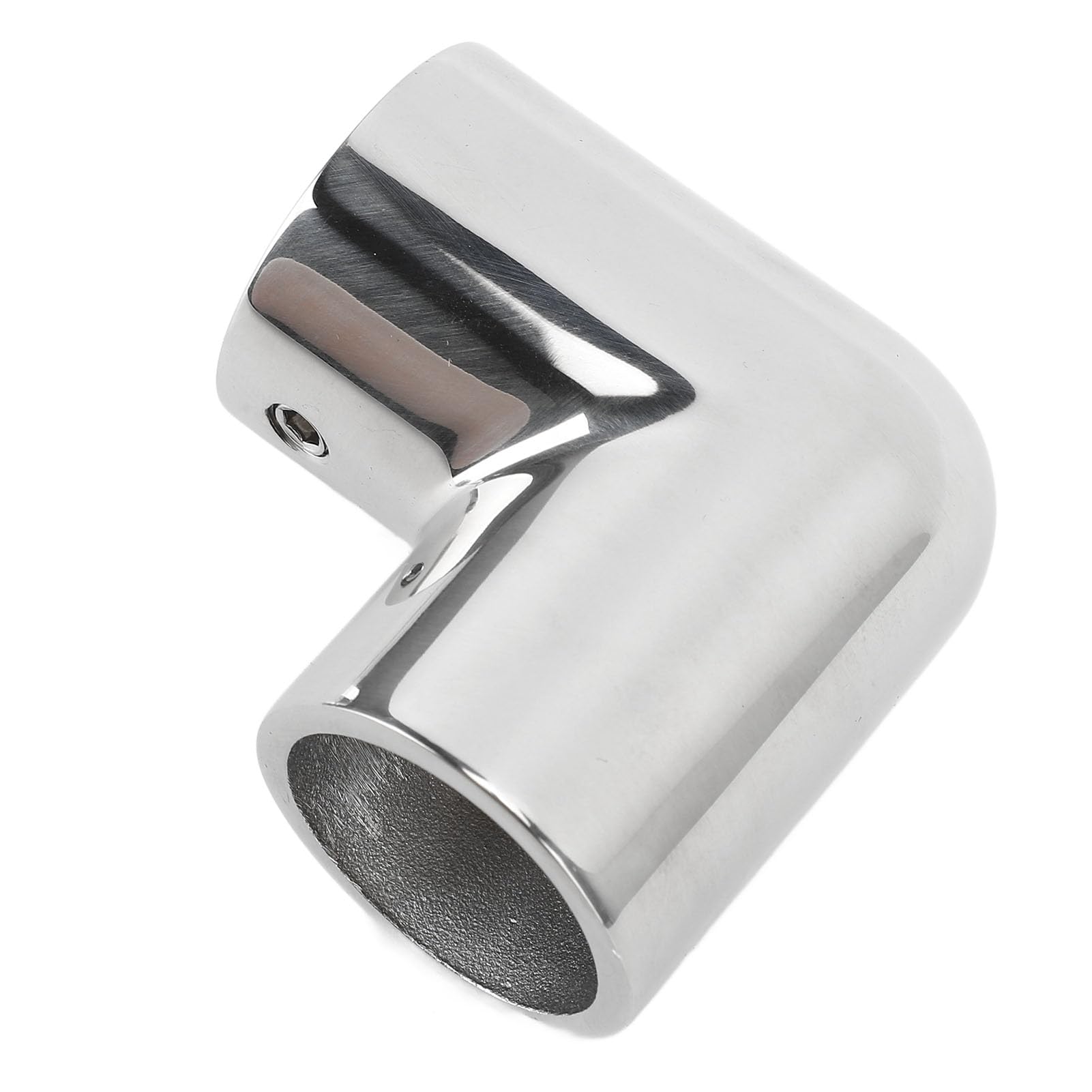 Accesorio de pasamanos para barcos de 90 grados de 2 vías, conector de junta de tubo acodado de acero inoxidable 316, accesorio de grado marino para yates con ID de 25 mm,