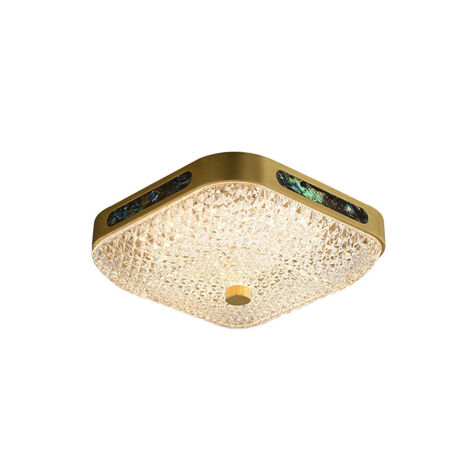 CYairong-22 Ceiling Lighting All Copper Ceiling lamp Modern Minimalist Staircase Aisle Porch Balcony Corridor Bedroom Cloakroom Lamps Ceiling Lamp(L)